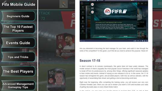 Fifa Mobile Guide screenshot 2