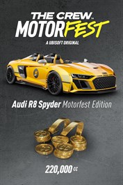 Audi R8 Spyder Welcome Pack（+220,000クルークレジット） – 『ザ クルー：モーターフェス』