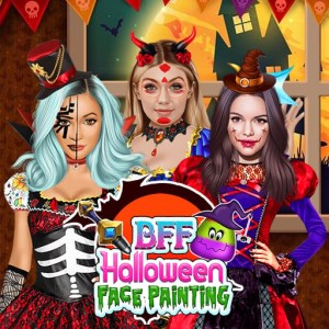 Bff Halloween Face Painting Game icon