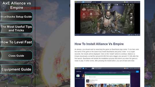 AxE Alliance vs Empire Guide screenshot 3