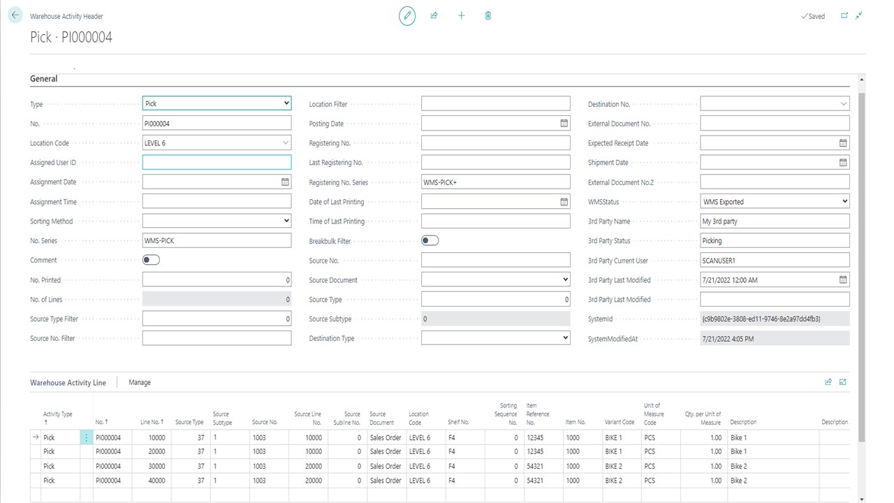 Snapshot 3 of Integration Manager WMS