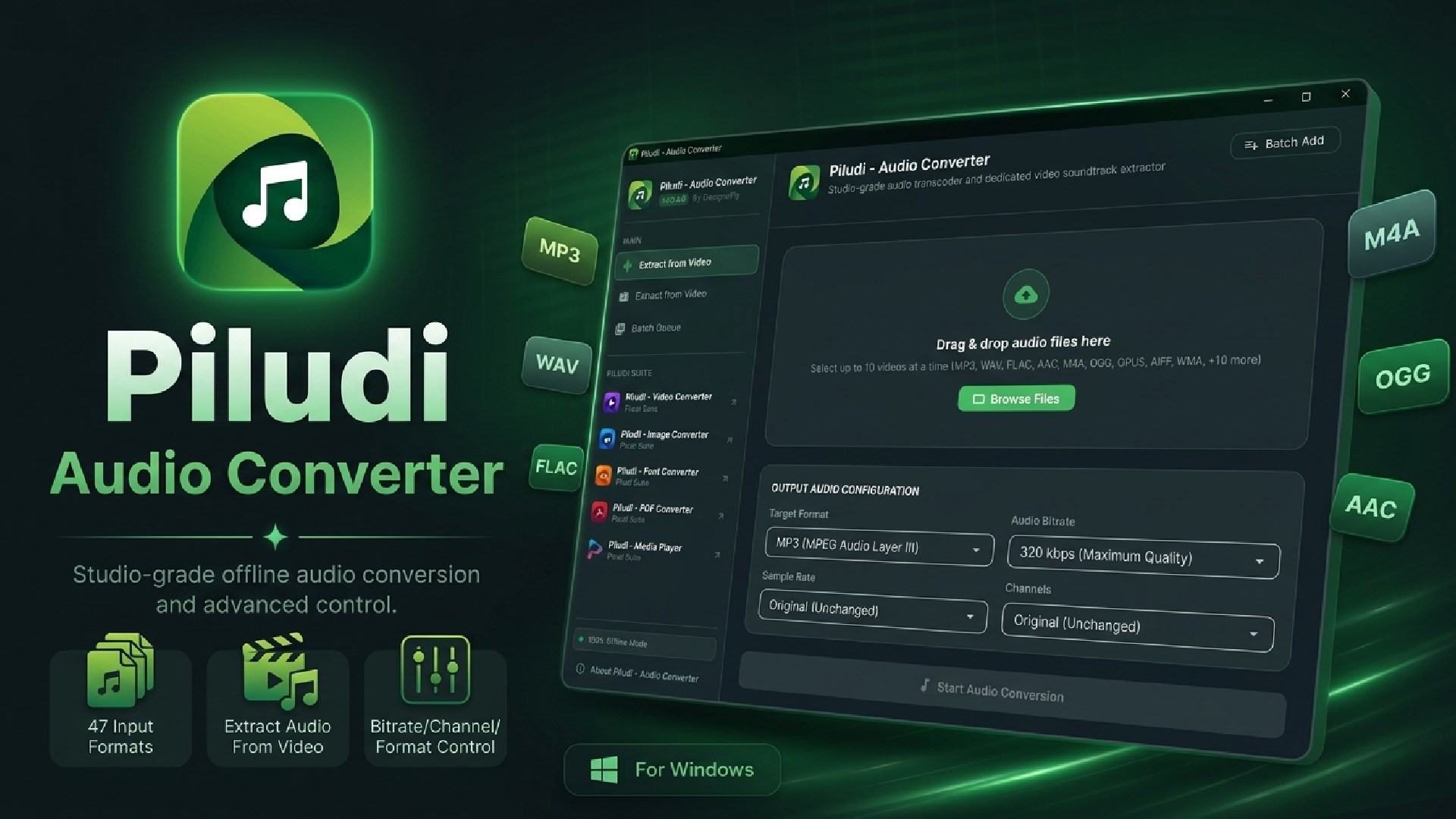 Piludi – Audio Converter Screenshot 1