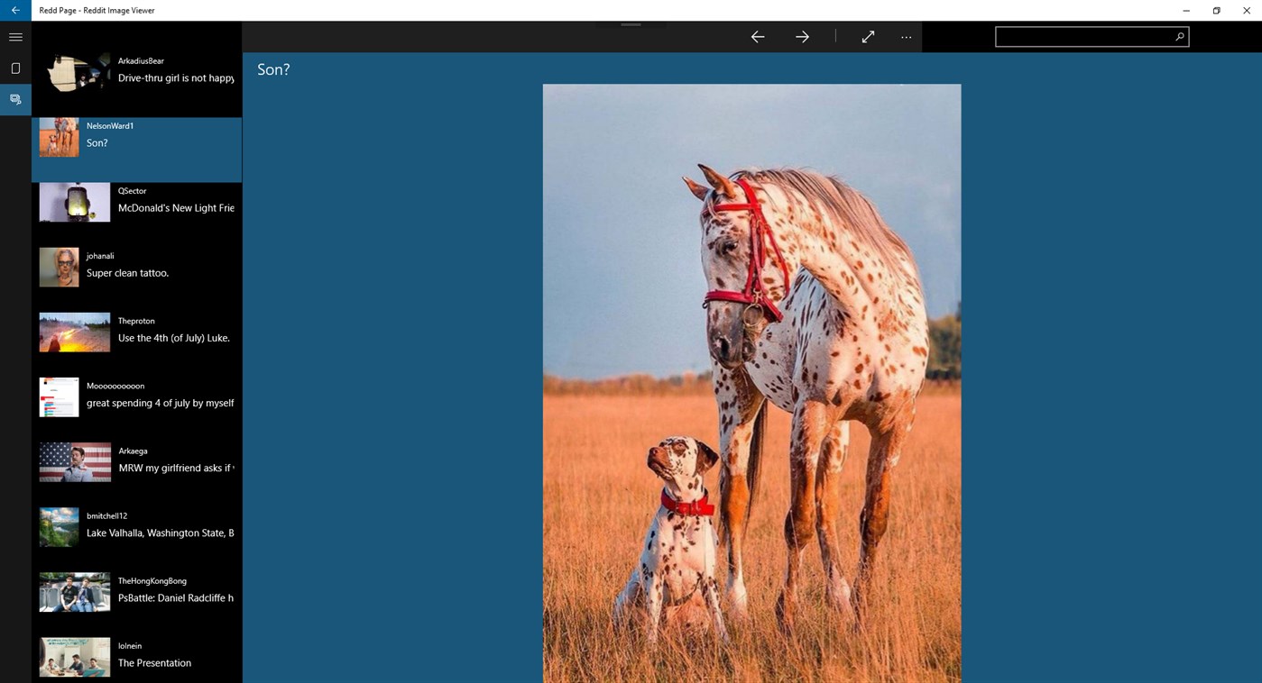 #1. Redd Flow - Reddit Image Viewer (Windows) Podle: SiempreContigo Group