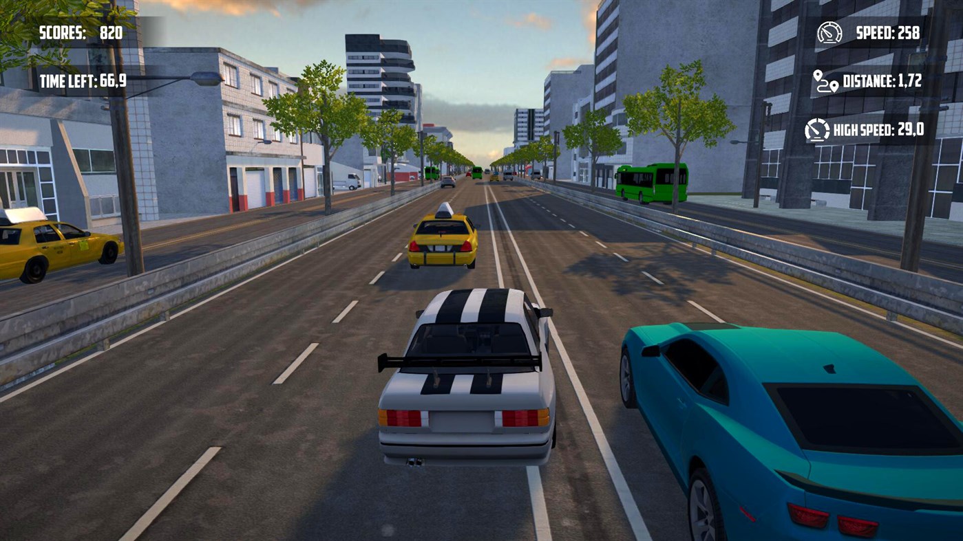 #4. Fastest Cars Traffic Racer (Windows) By: ROKITO GAMES