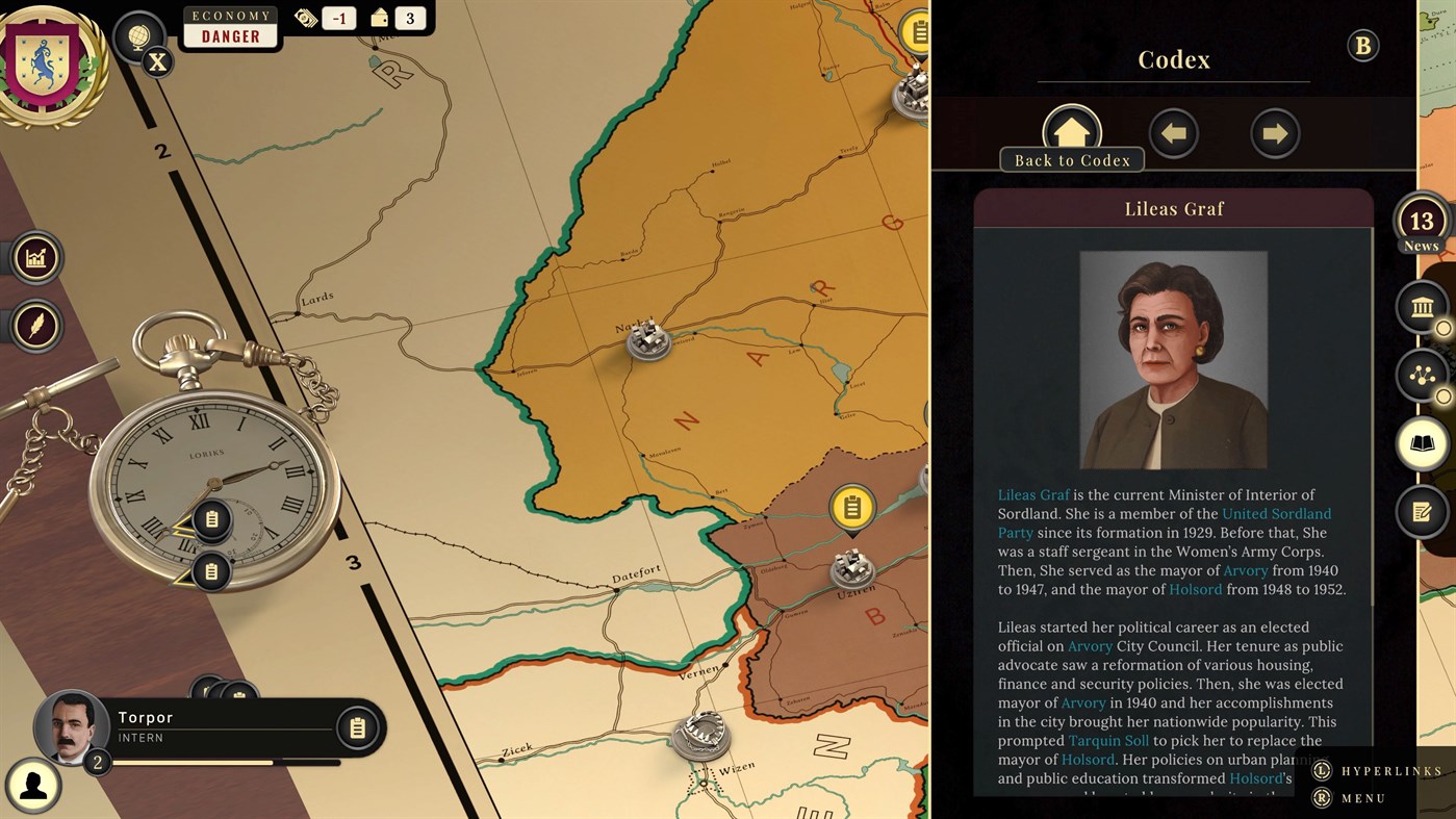 #4. Suzerain (Xbox) Av: Torpor Games