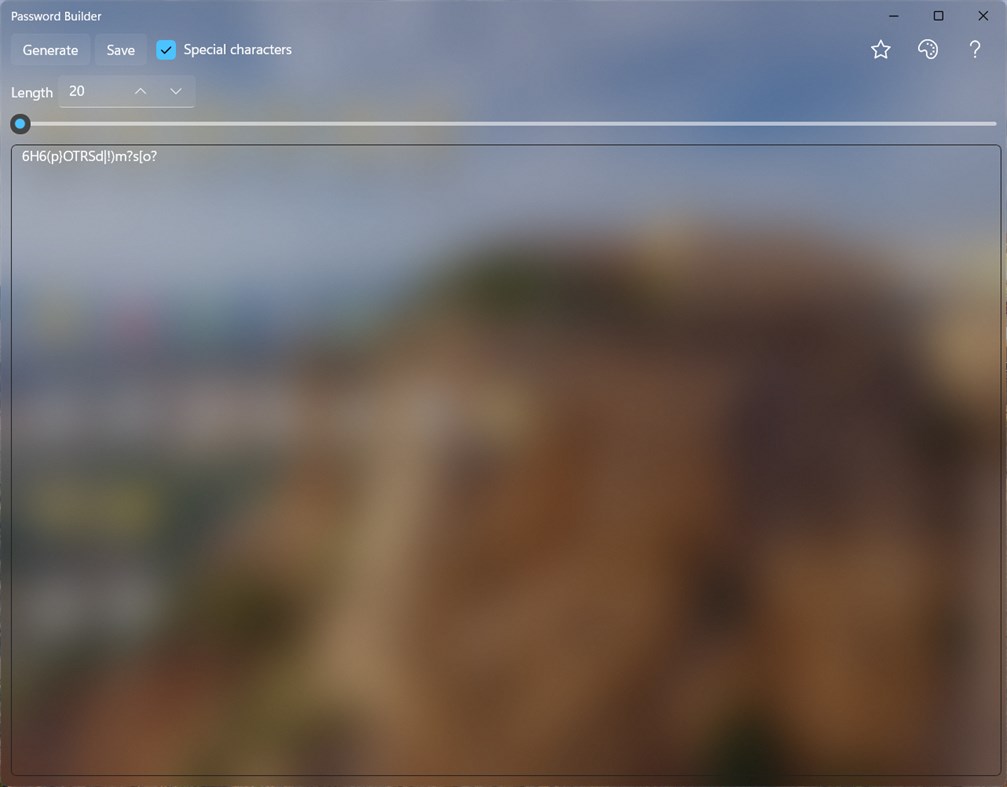 #7. Password Builder (Windows) Με: Alexander Komarov