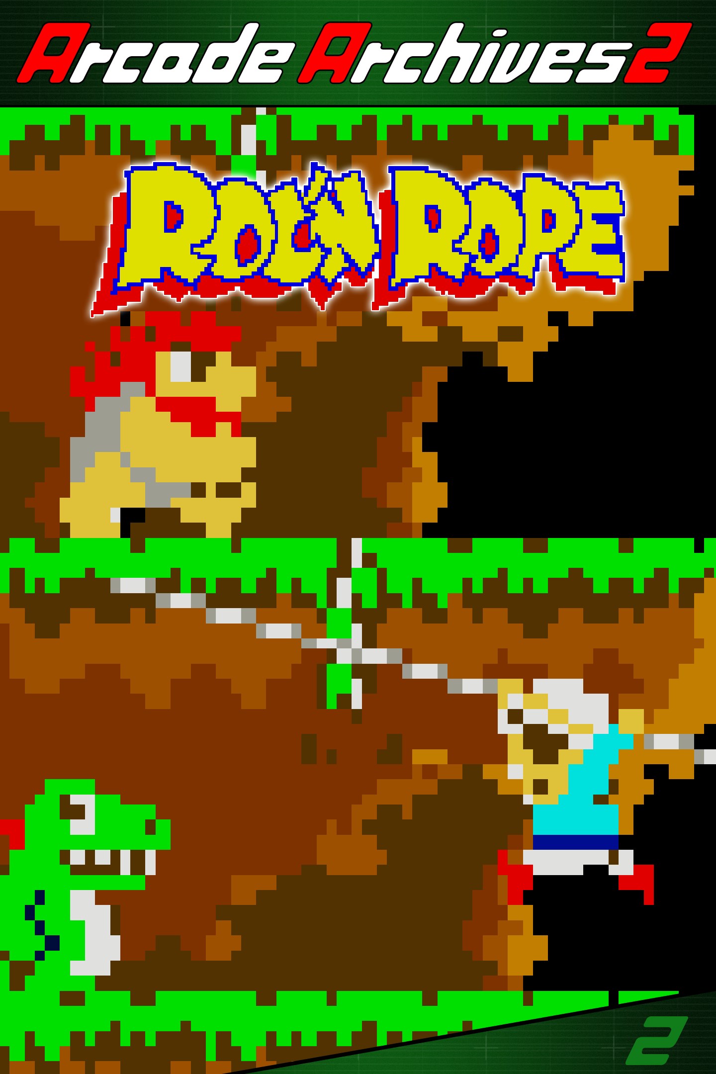 Capture de boîte de Arcade Archives 2 ROC'N ROPE