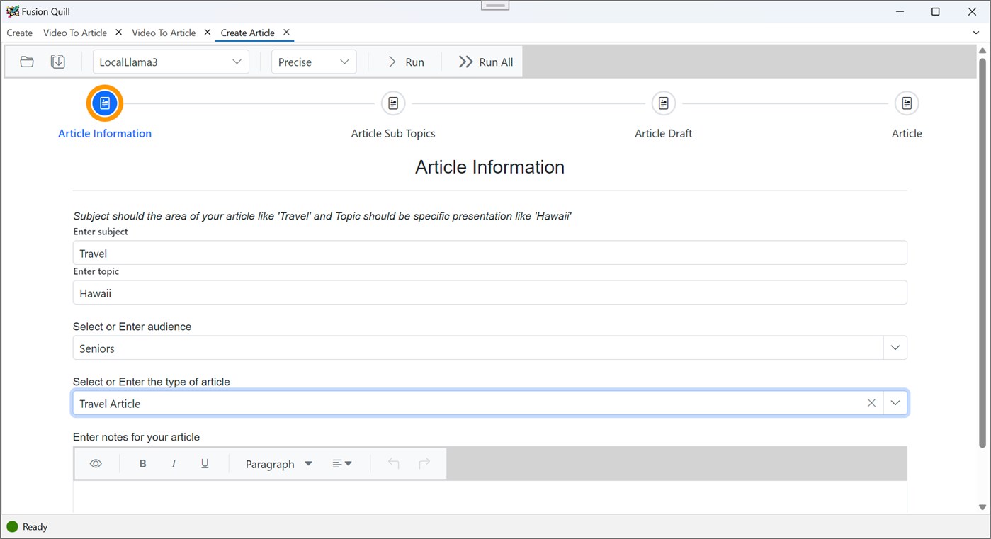 #5. Fusion Quill (Windows) Podle: Mobi Weave, Inc.
