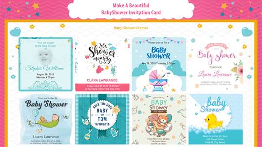 Baby Shower Invitation Card screenshot 2