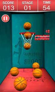 Flick Basketball Shoot 3D screenshot 2