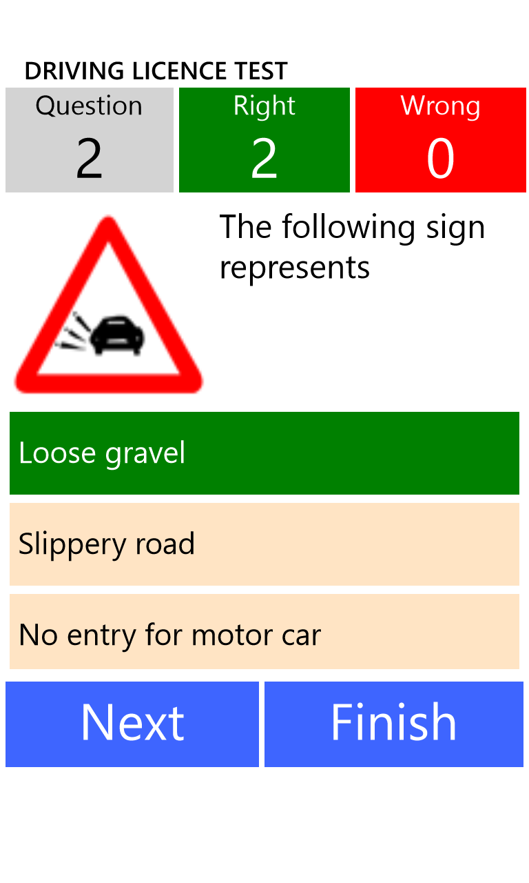 Driving Licence Test - English for Windows 10