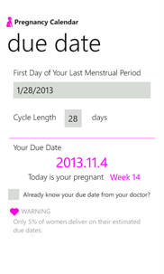 Pregnancy Calendar screenshot 6