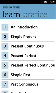 Practice English Tenses  screenshot 1