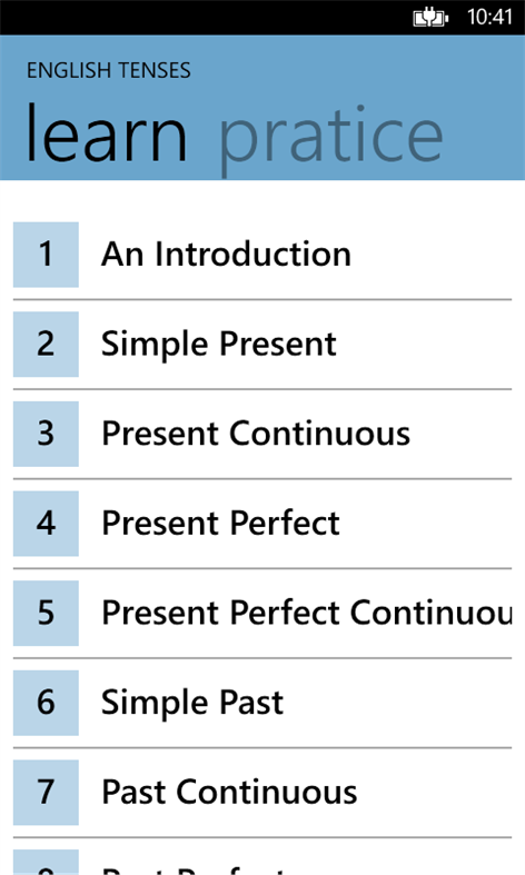 Practice English Tenses Screenshots 1