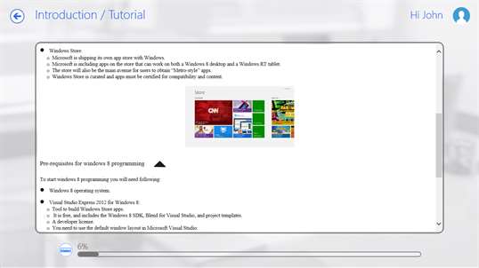 Windows 8 Programming by WAGmob screenshot 6