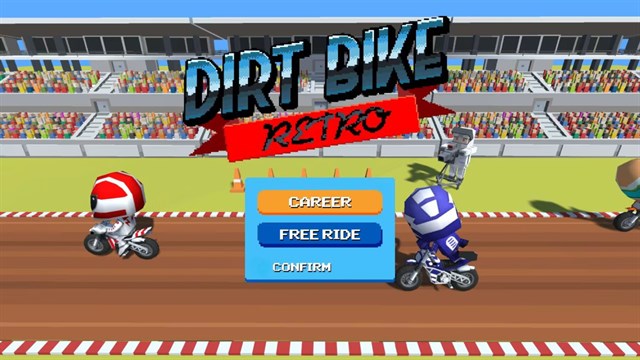 Dirt Bike Retro screenshot 1