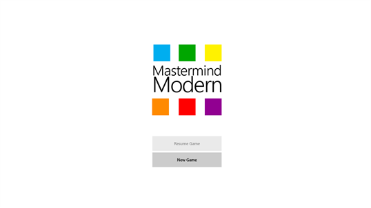 Mastermind Modern screenshot 1