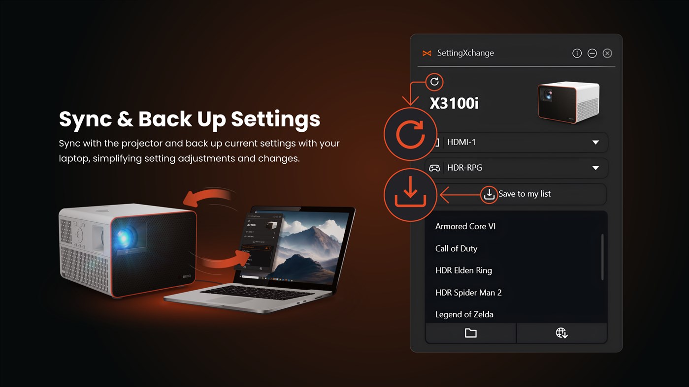 #3. SettingXchange (Windows) 由: BenQ INFTY Lab Ltd.