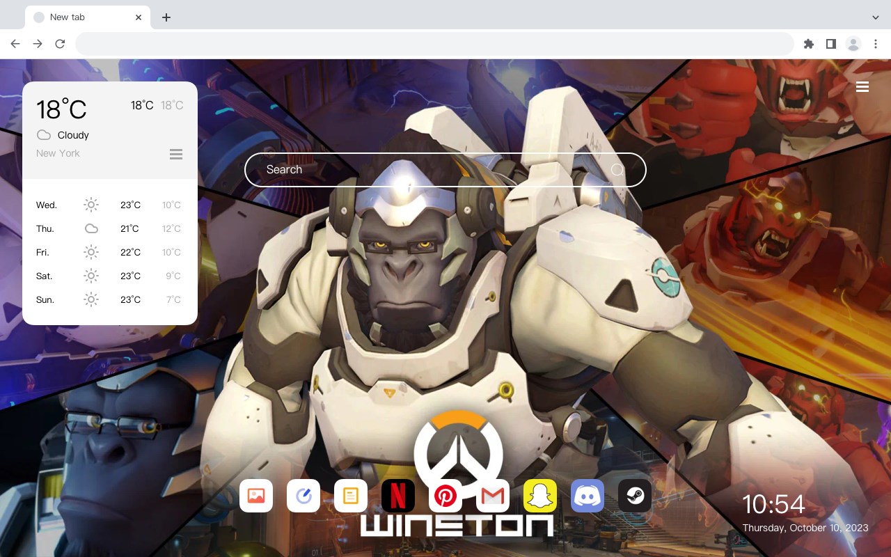 Overwatch Winston 4K wallpaper HomePage