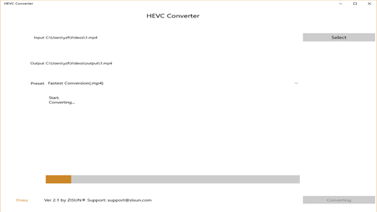 HEVC Converter screenshot 3