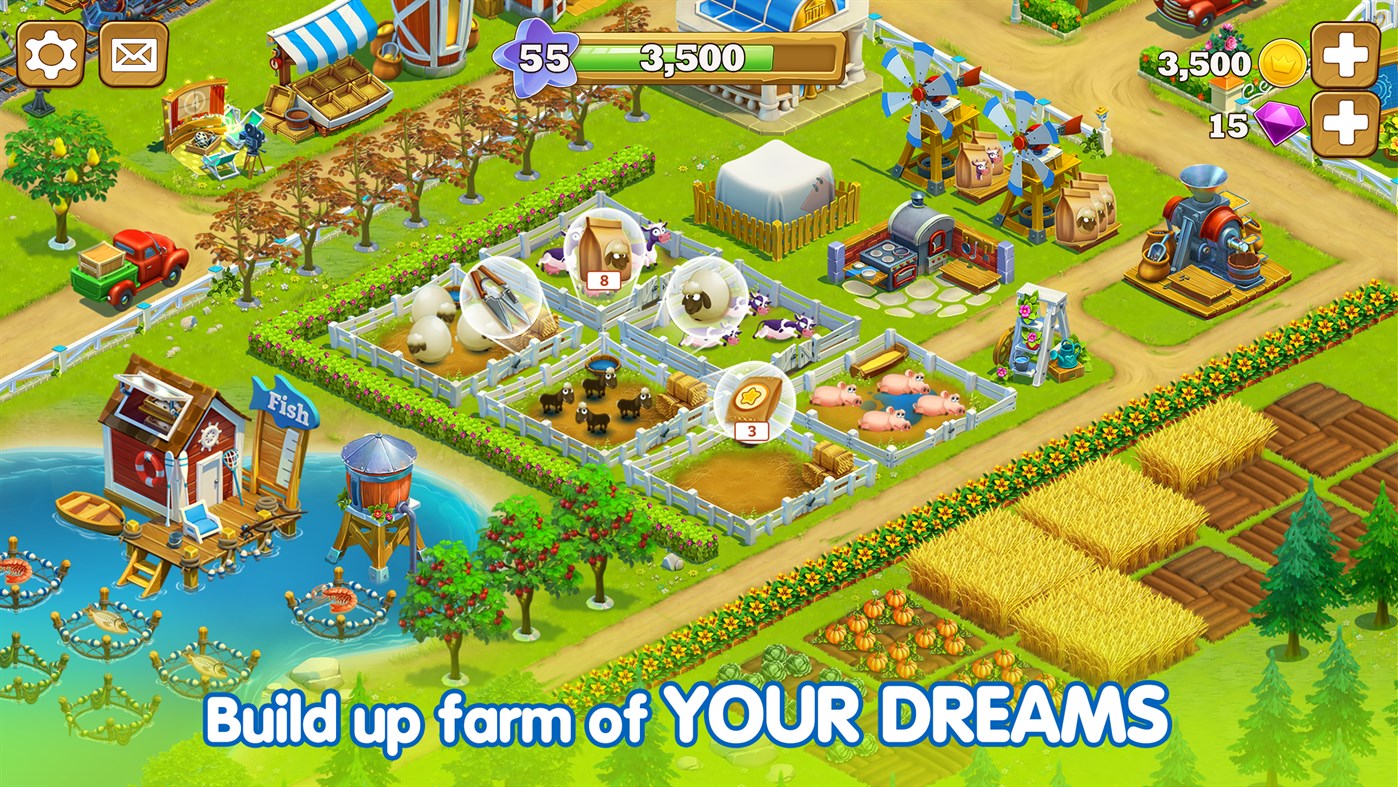 #2. Golden Farm (Windows) Door: ПлейМи8