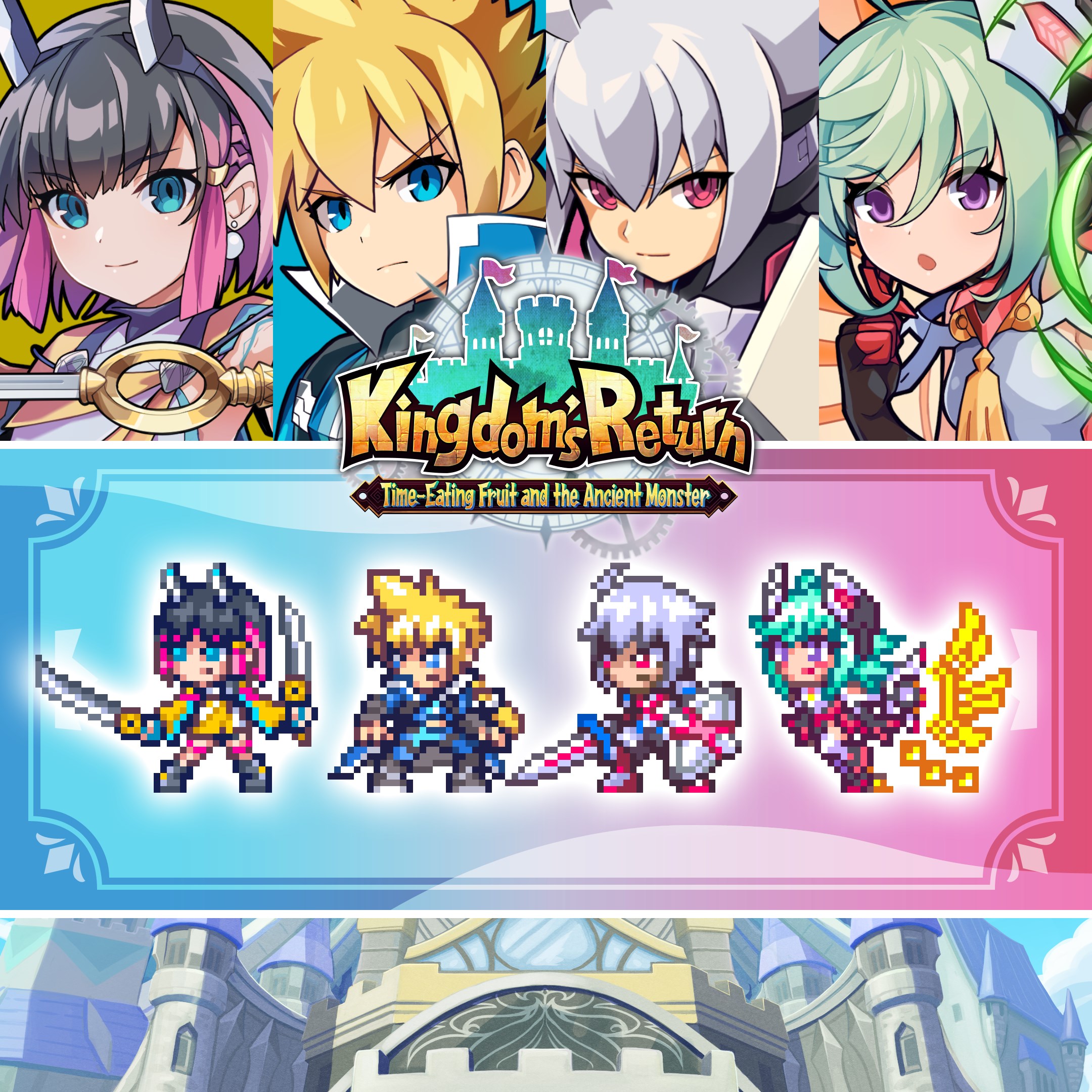 Kingdom's Return - "Azure Striker Gunvolt" Crossover Character Skin