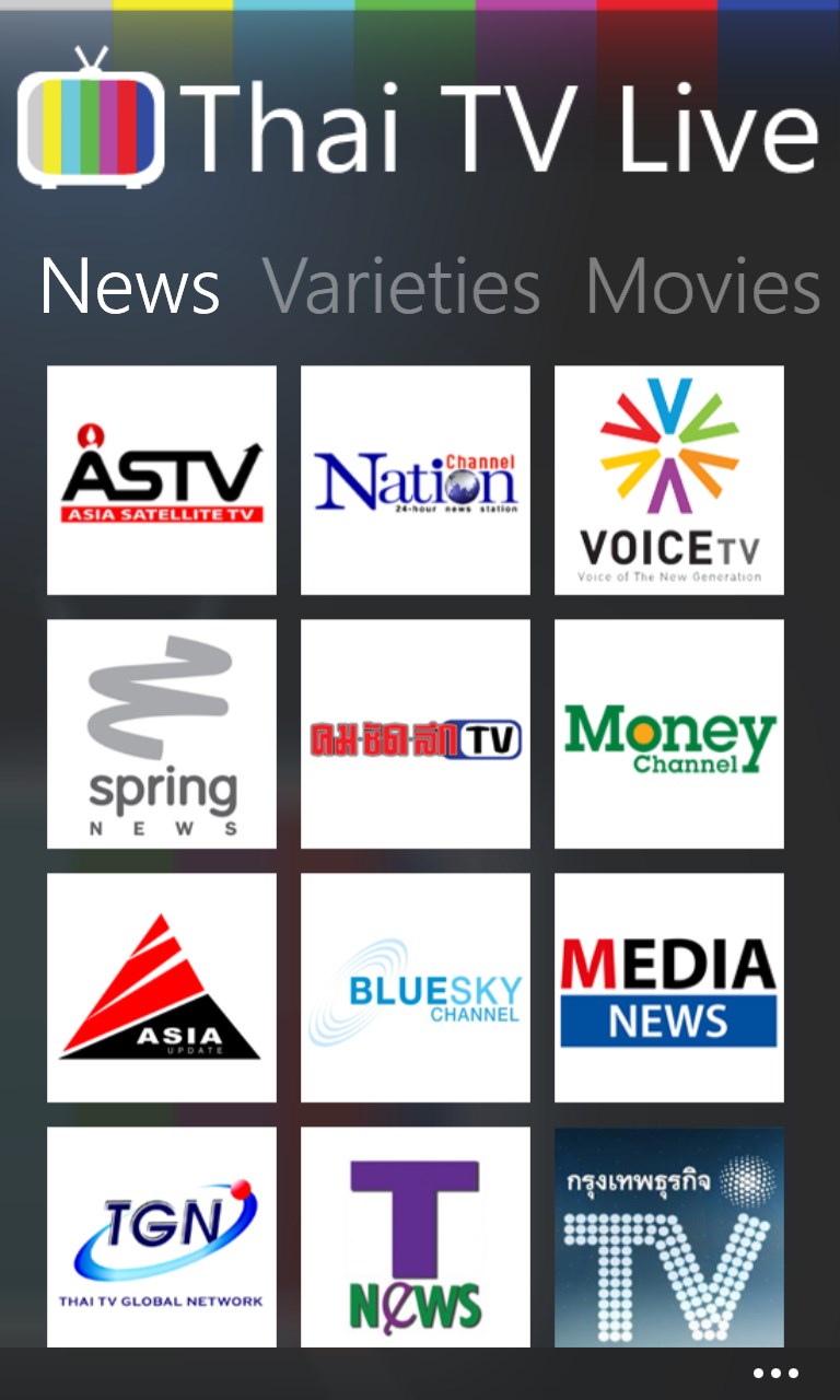 Thai TV Live for Windows 10 Mobile