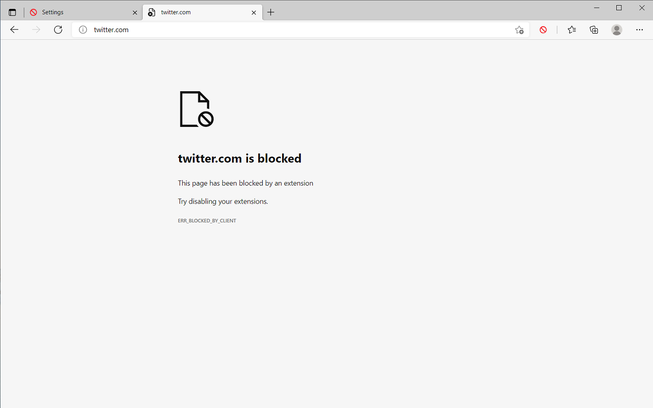 Simple Website Blocker