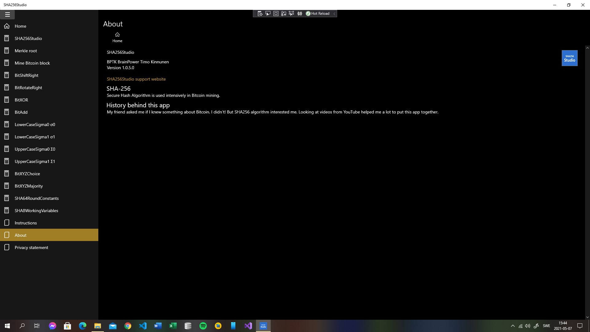 SHA256Studio - Windows에서 다운로드 및 설치 | Microsoft Store