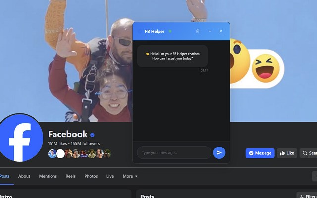FB Helper Chatbot