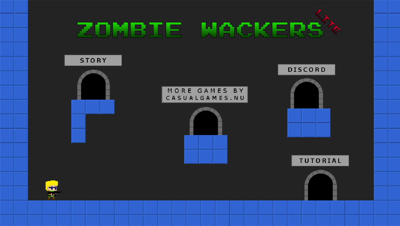 #4. Zombie Wackers Lite (Windows) 게시자: Casual Games FK AB
