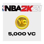 5000 عملة افتراضية - NBA 2K21