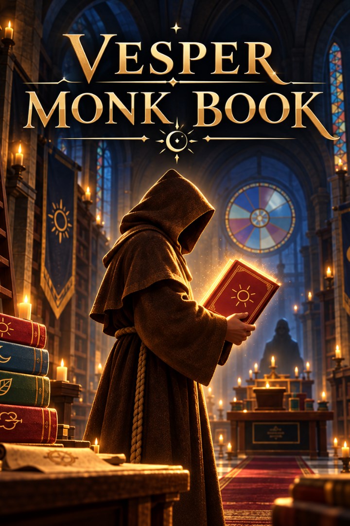 Vesper Monk Book cover art
