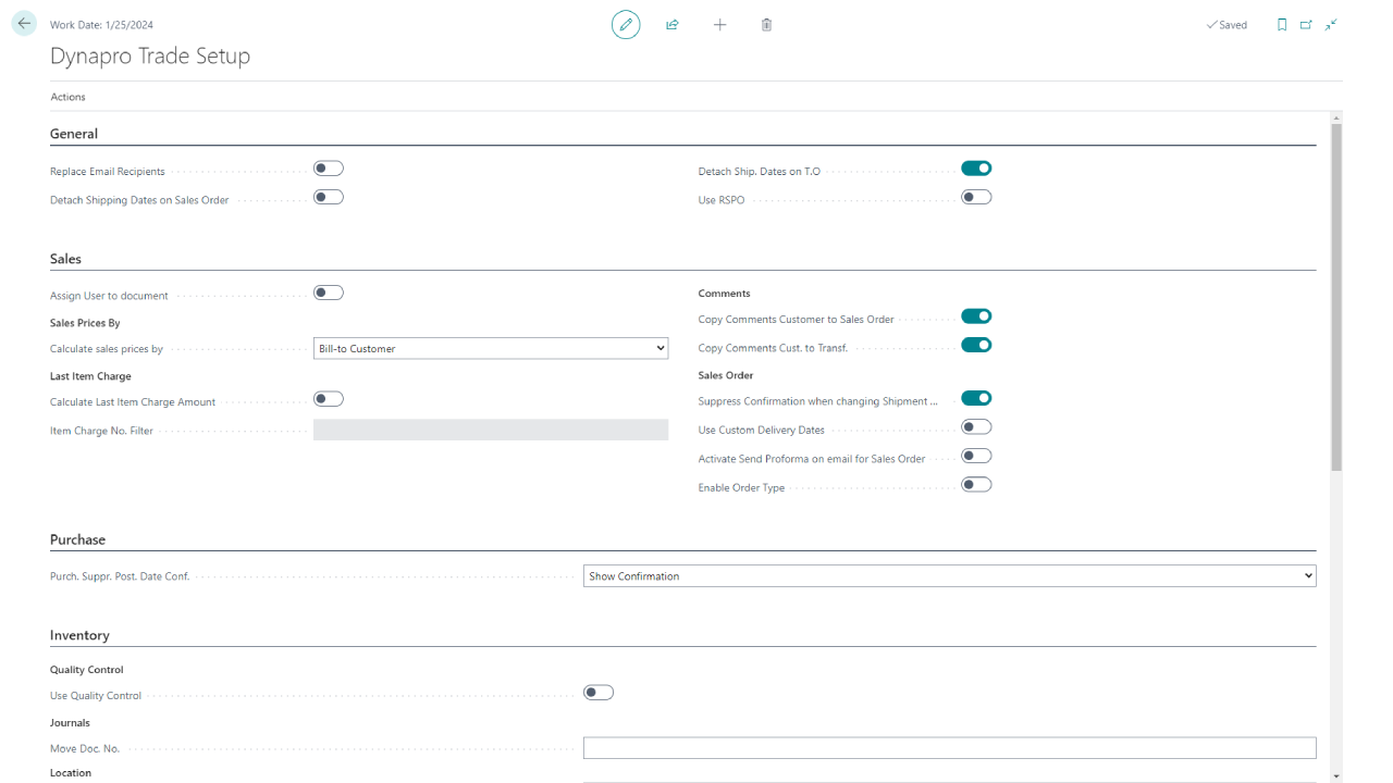 Snapshot 1 of Dynapro Trade