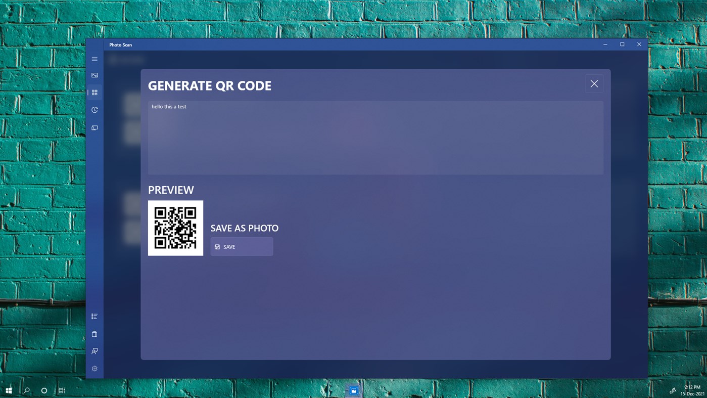 #3. Photo Scan : OCR and QR Code Scanner (Windows) By: Define Studio