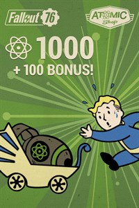 Fallout 76: 1.000 átomos (+100 de bônus)