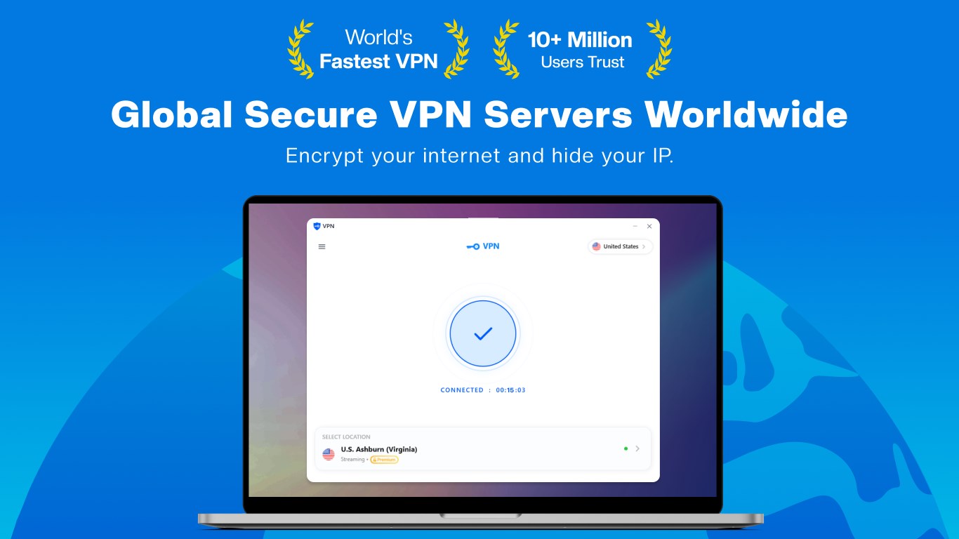 VPN: Super Unlimited, Fast VPN WiFi Proxy screenshot