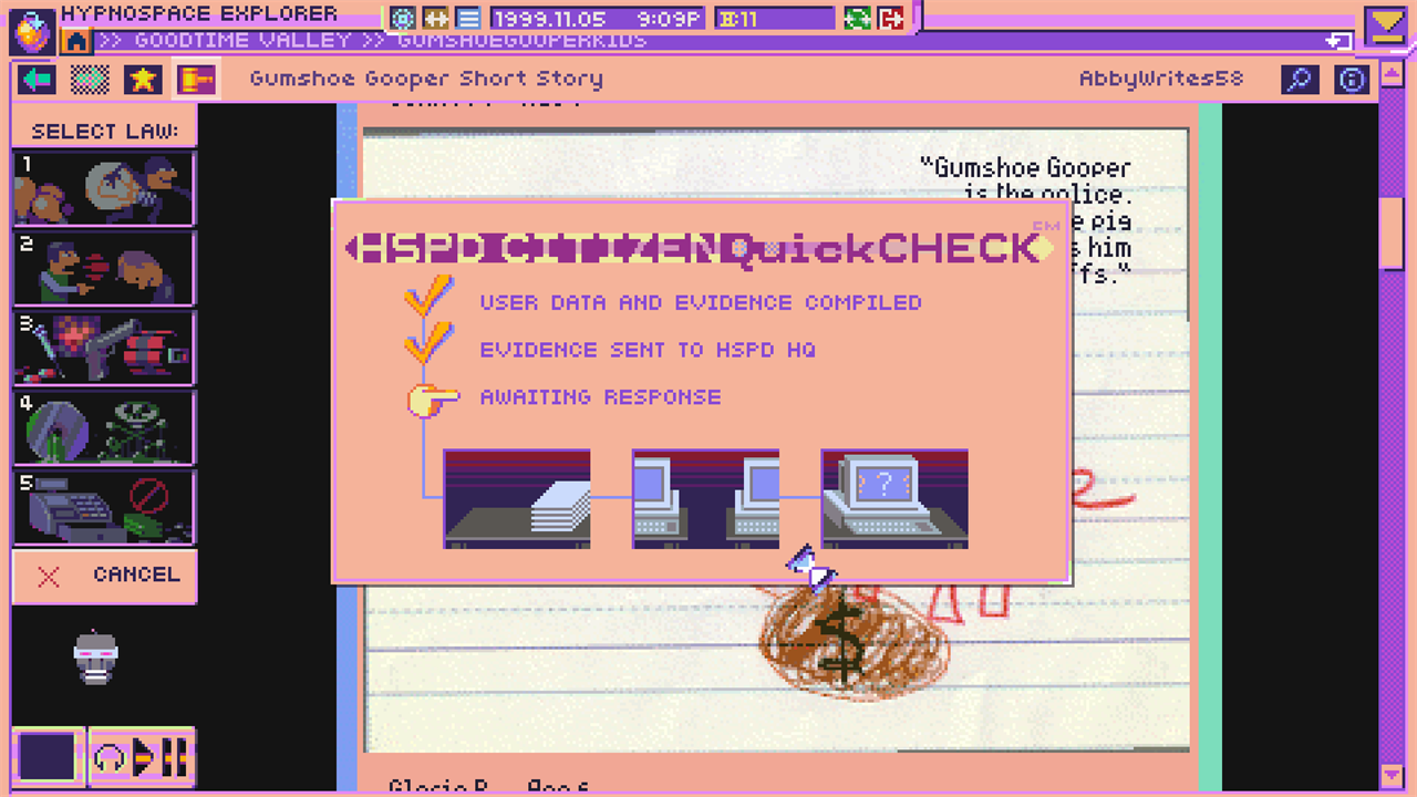 Hypnospace Outlaw screenshot 3