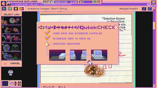 Hypnospace Outlaw screenshot 3