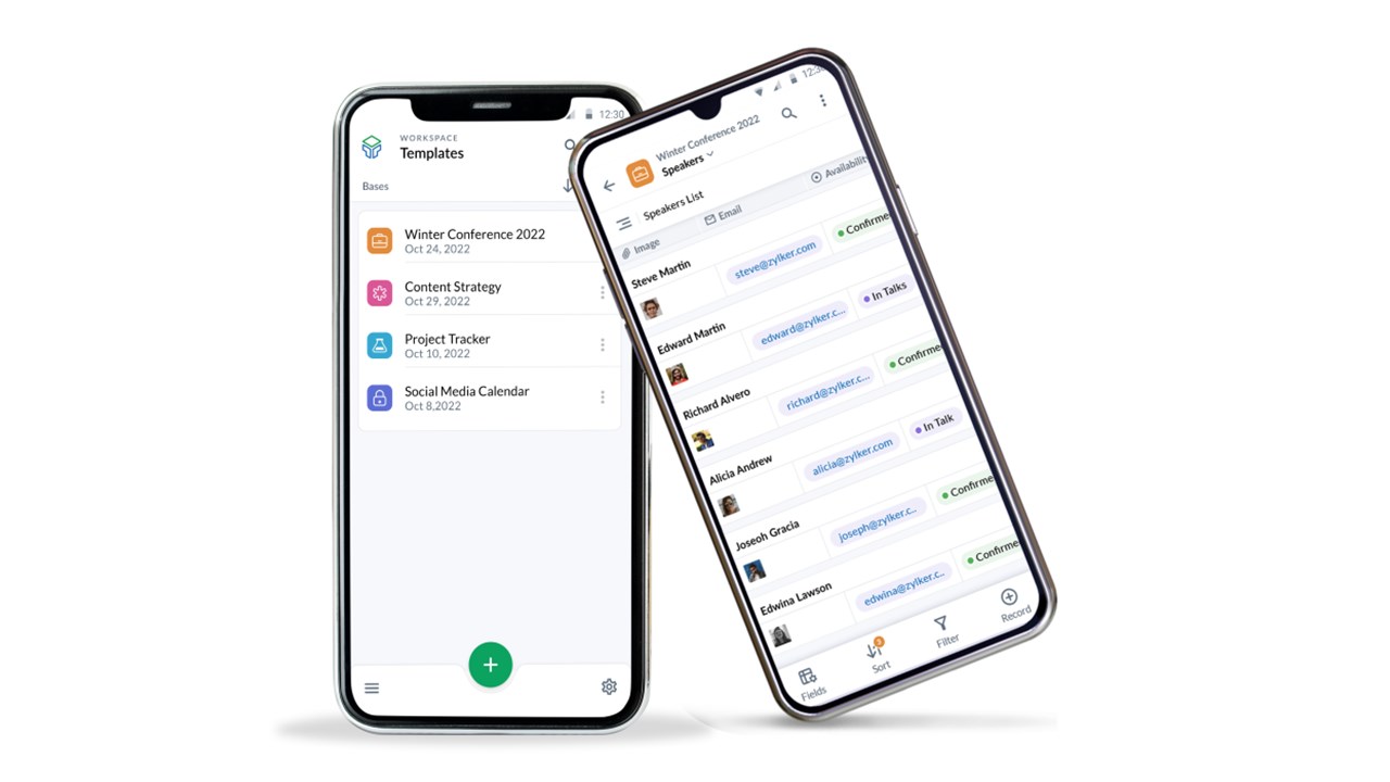 Snapshot 4 of Zoho Tables
