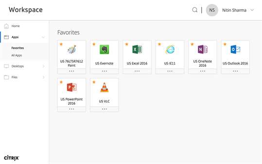 Citrix Workspace screenshot 2