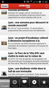 actualité de Lyon Lyonmag screenshot 2
