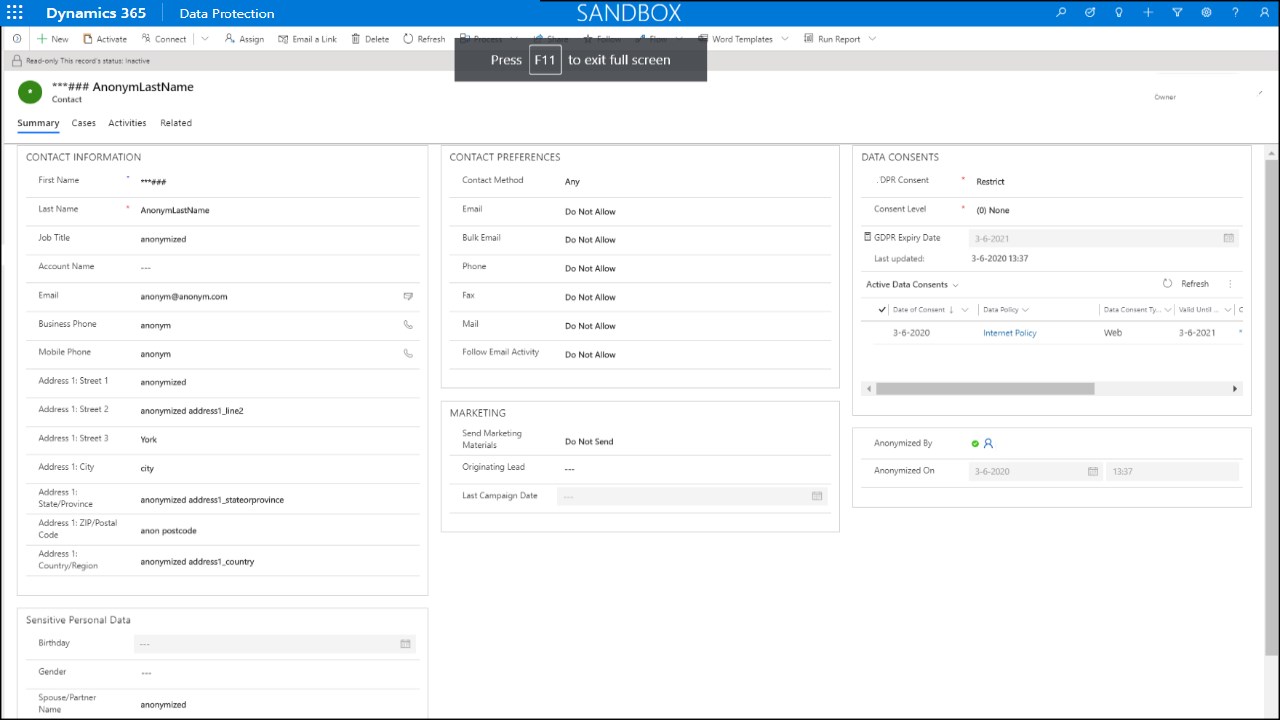 Snapshot 5 of Data Protection