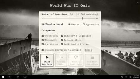 World War II Quiz Screenshots 1