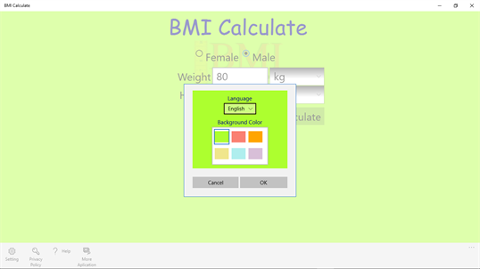 BMI Calculate screenshot 2