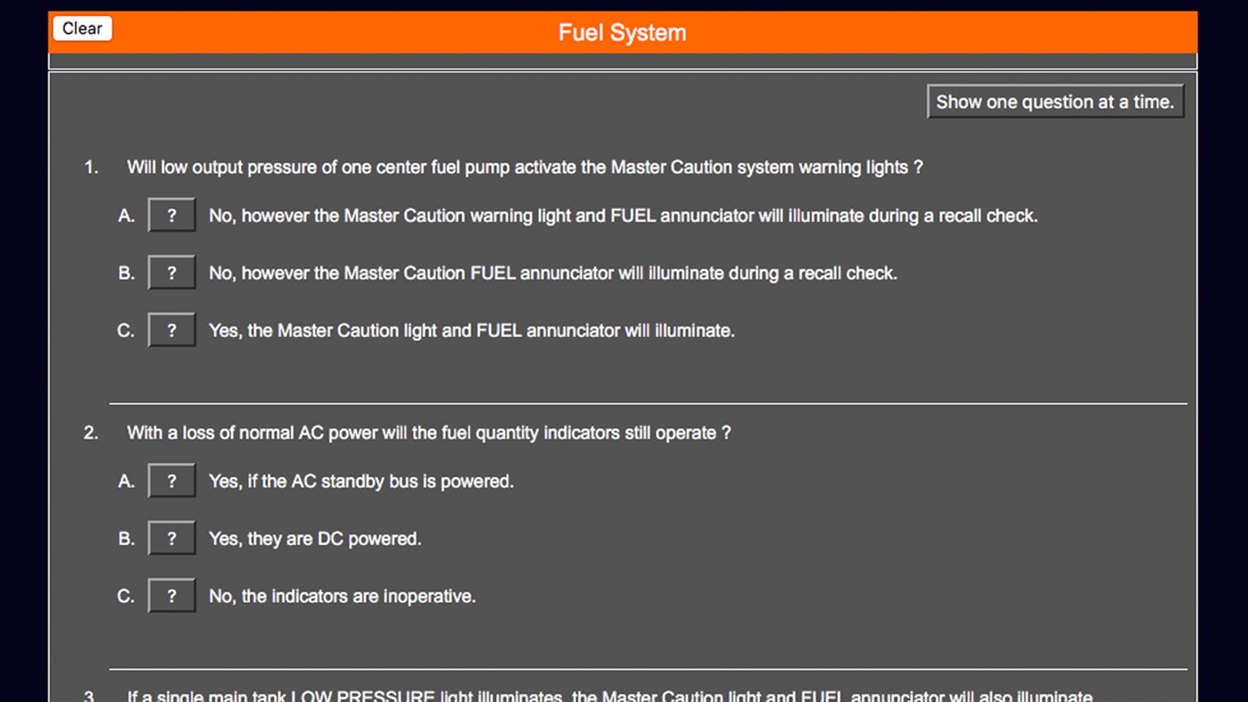 #8. B737NG Systems Review (Windows) By: Werner Hamp