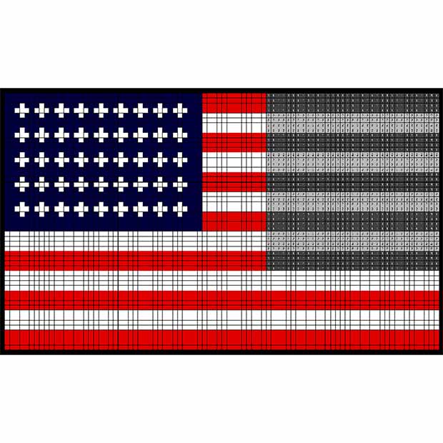 Flags Color by Number - Pixel Art Coloring Book