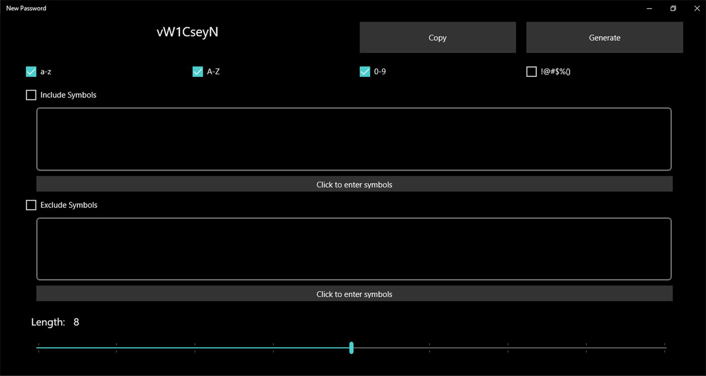 #2. New Password (Windows) 由: Sergej Sandovenko