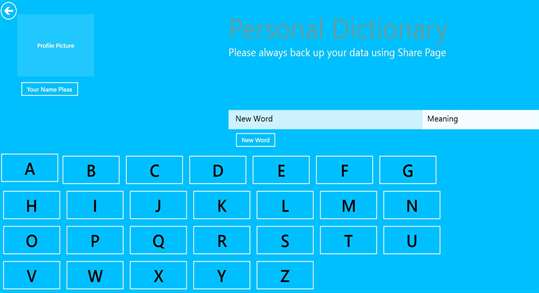 Personal Dictionary screenshot 2