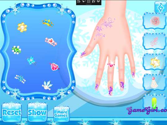 Frozen Princess Nail Salon screenshot 5